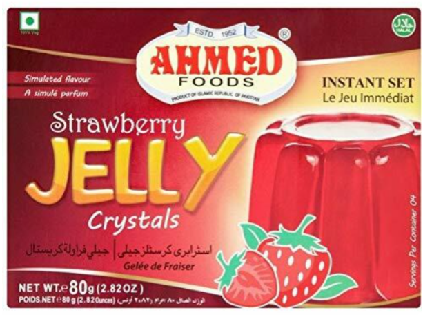 STRAWBERRY Jelly 6X70G AHMED