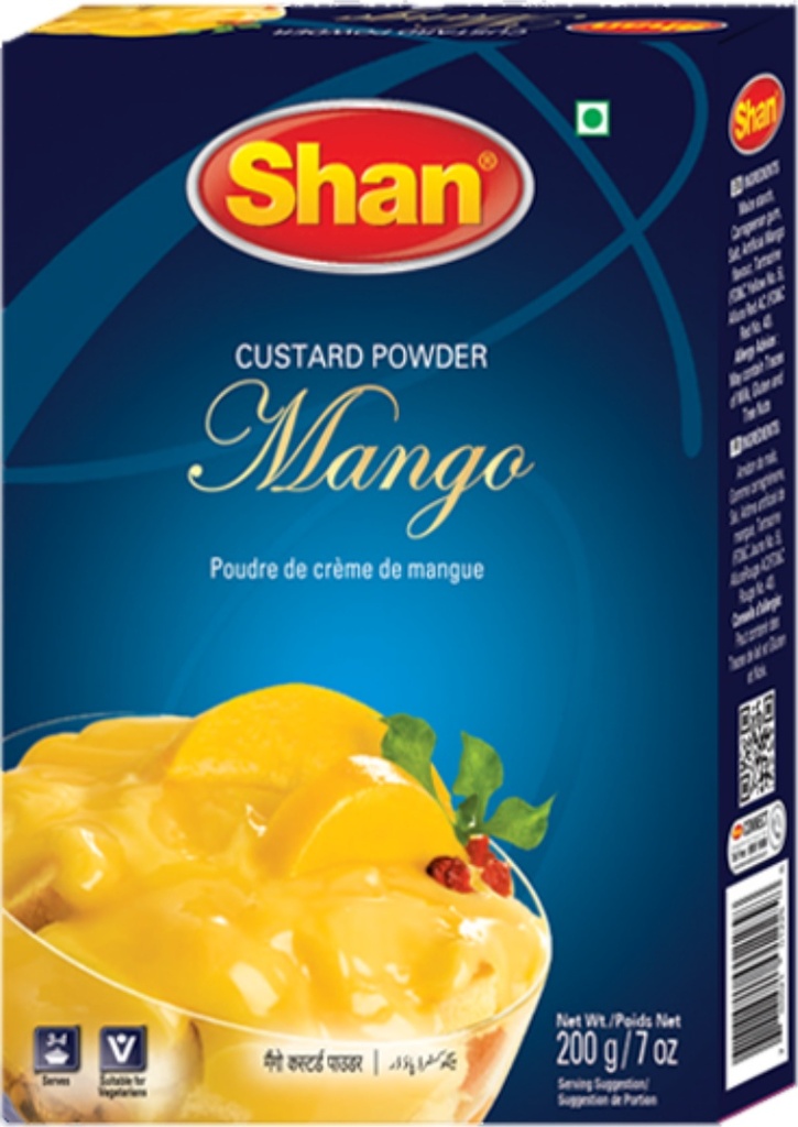 MANGO CUSTARD 12x200G SHAN