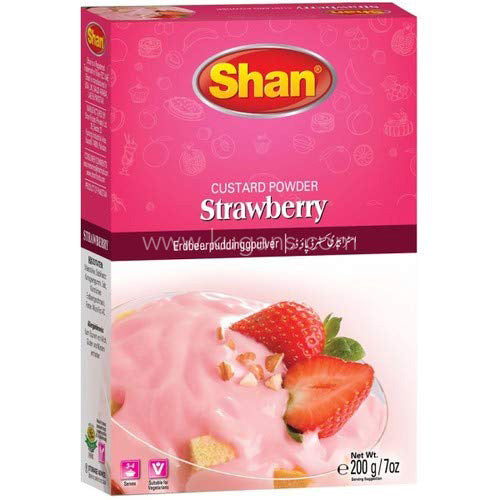 STRAWBERRY CUSTARD 12x300G SHAN