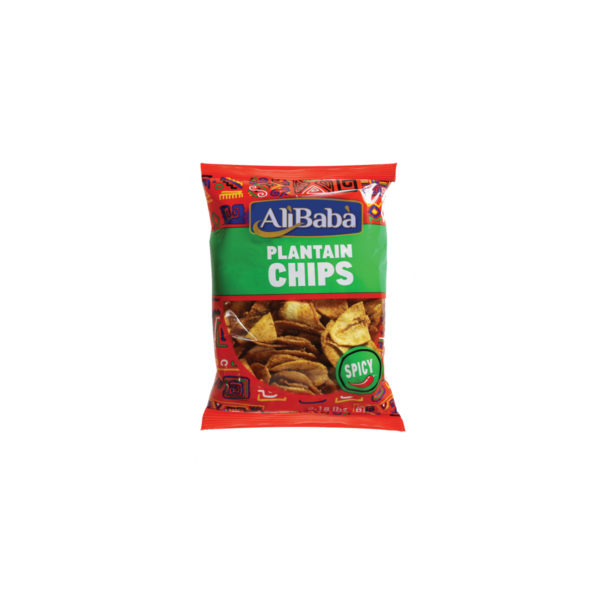 CHIPS PLANTAIN SPICY 24X85G ALI BABA