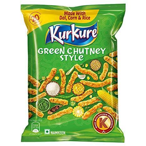 GREEN CHUTNEY 30x90G KURKURE