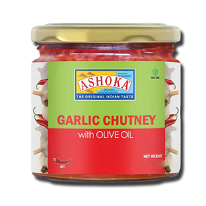 GARLIC CHUTNEY 12X190G ASHOKA