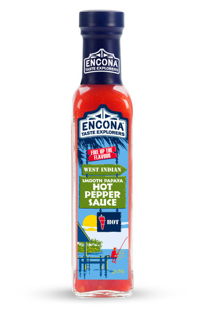 ENC PAPAYA SMOOTH HOT SAUCE 6X142 ML