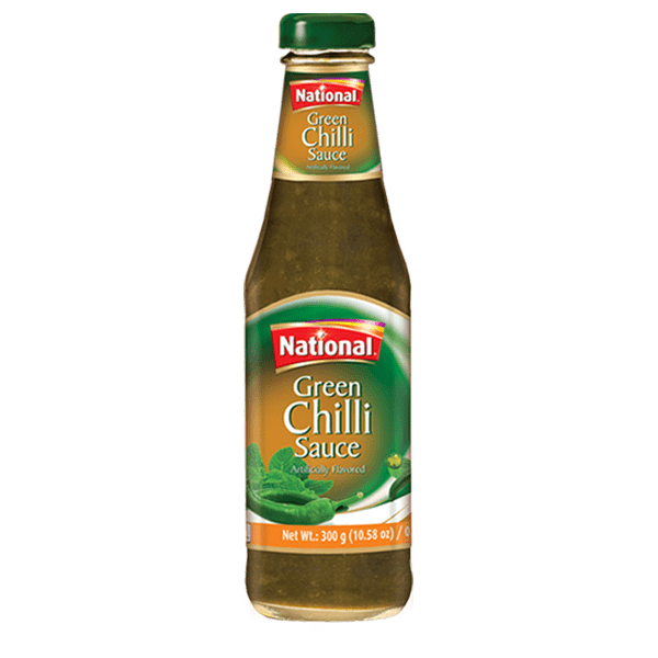 GREEN CHILLI SAUCE 12X300G NATIONAL