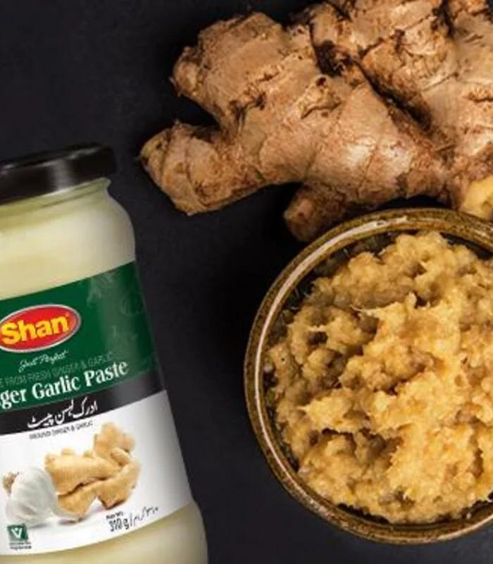 GINGER GARLIC PASTE 12X310G SHAN