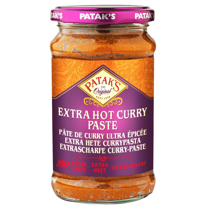 CURRY PASTE EXT HOT 283g PATAKS