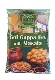 GOL GAPPA PAPAD + 50G MASALA 10 X 250G HEERA