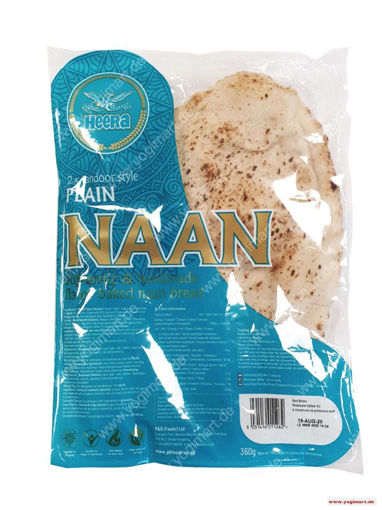 TANDOORI PLAIN NAAN 14X2PK HEERA