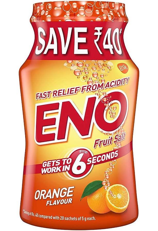 FRUIT SALT ORANGE 48X100G ENO