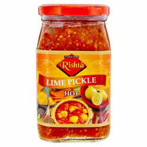 LIME PICKLE HOT 12X400G RISHTA