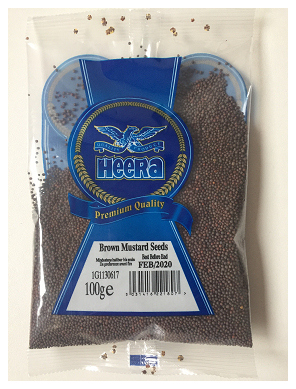 MUSTARD SEEDS BROWN 20X100G HEERA