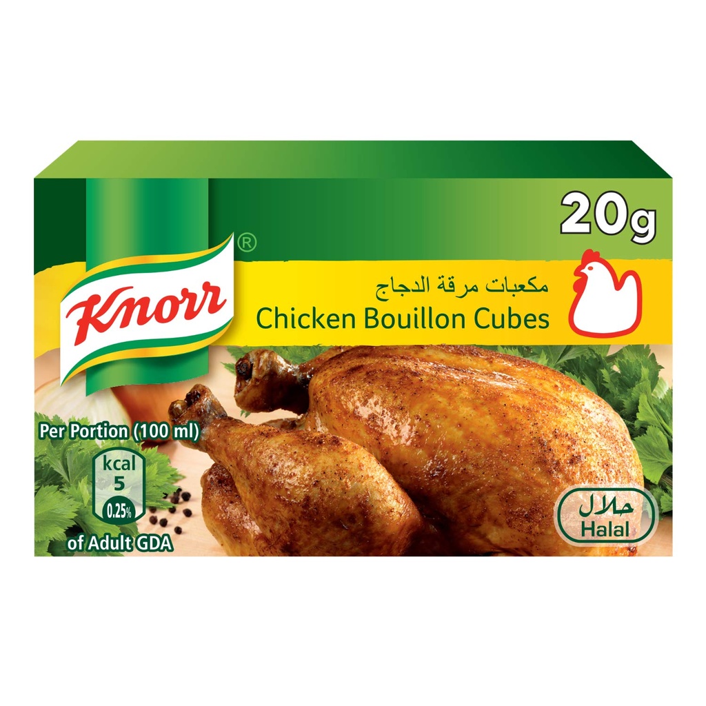 BOUILLION CUBES CHICKEN HALAL 17X400G KNORR