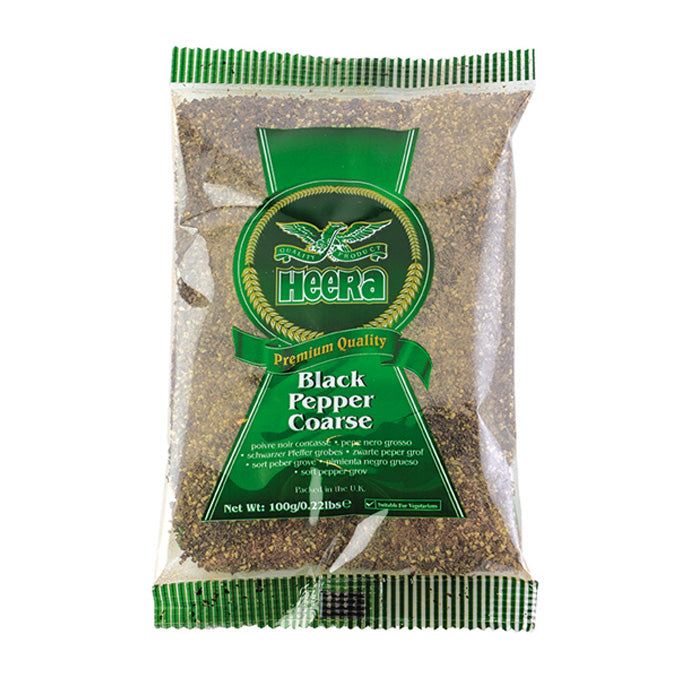 BLACK PEPPER COARSE 20X100G HEERA