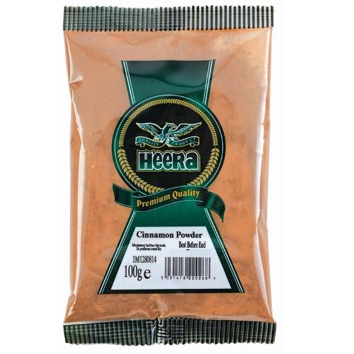 CINNAMOM POWDER (CANELA) 20X100G HEERA