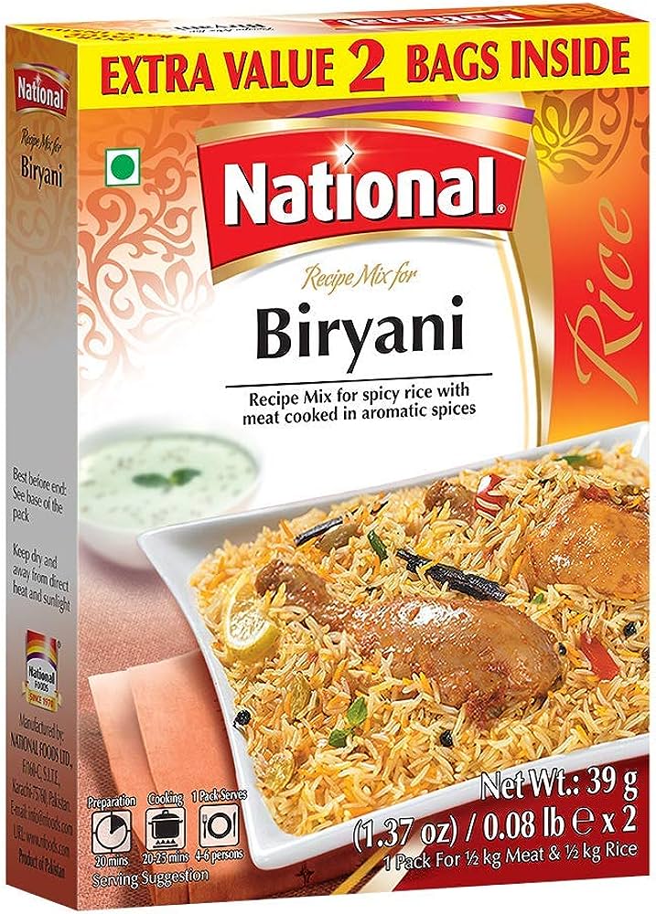 BIRYANI MIX 6X78G NATIONAL