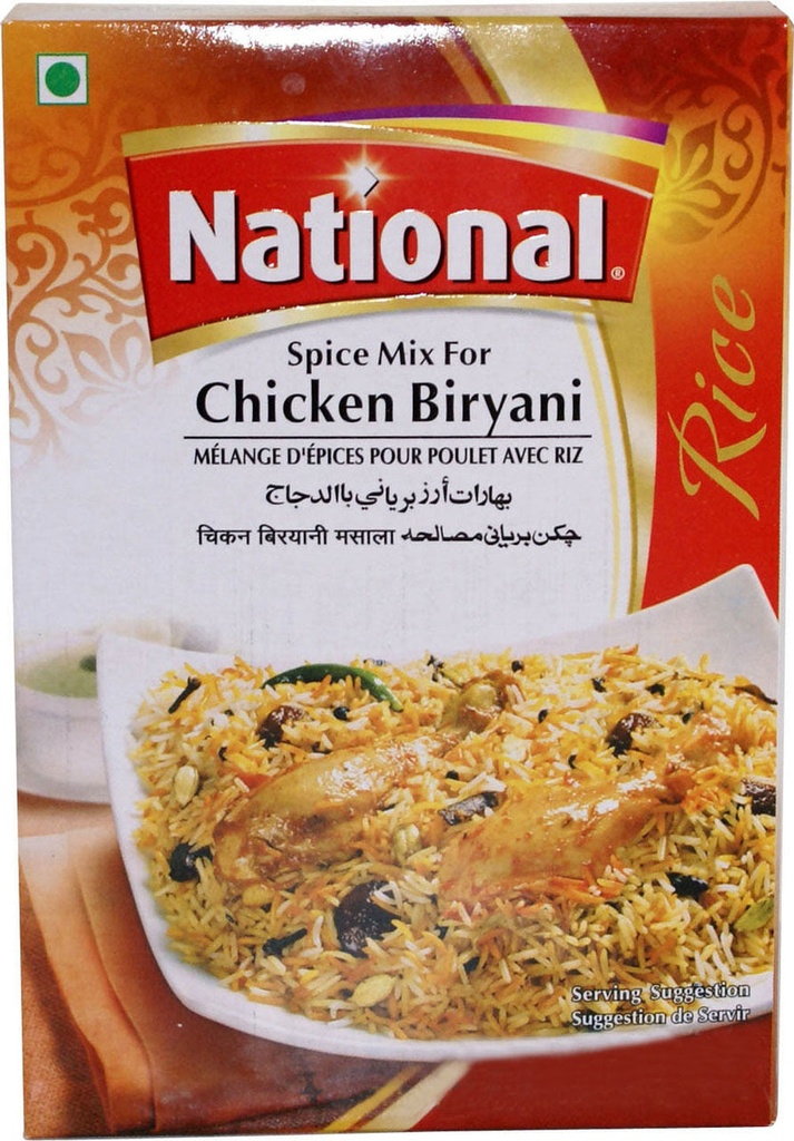 CHICKEN BIRYANI 6X78G NATIONAL