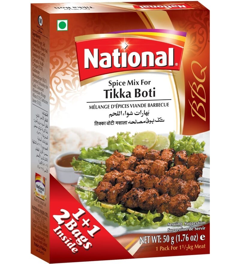 TIKKA BOTI 6X88G NATIONAL