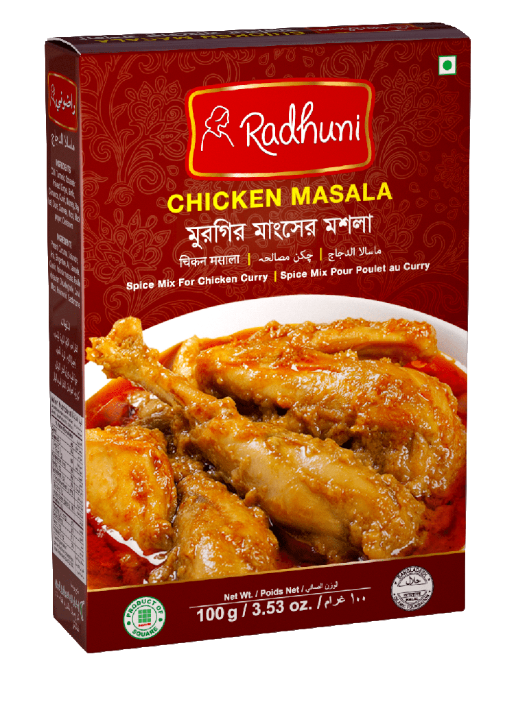 CHICKEN MASALA 6X100G RADHUNI