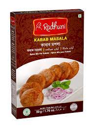 KEBAB MASALA 6X50G RADHUNI