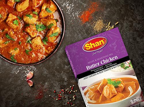 BUTTER CHICKEN 6X50G SHAN