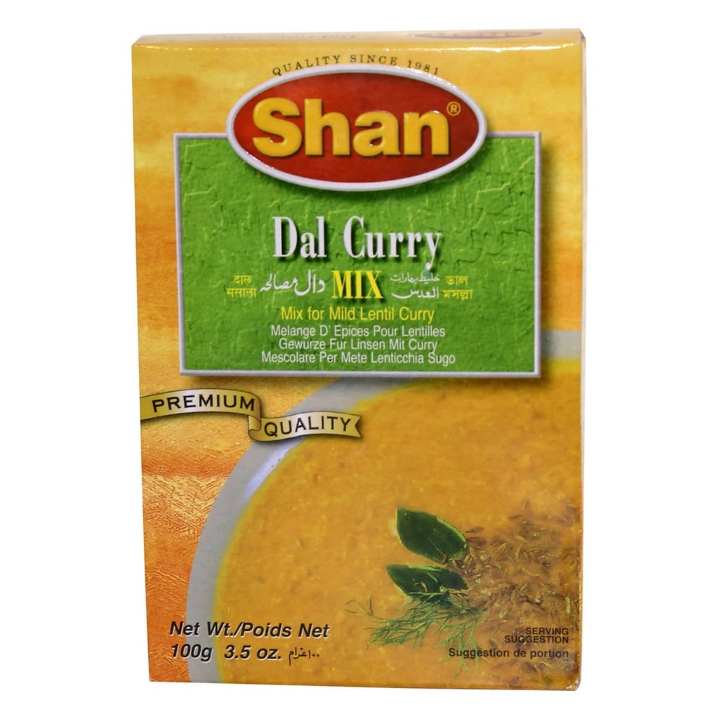 DAL CURRY MIX 6X100G SHAN