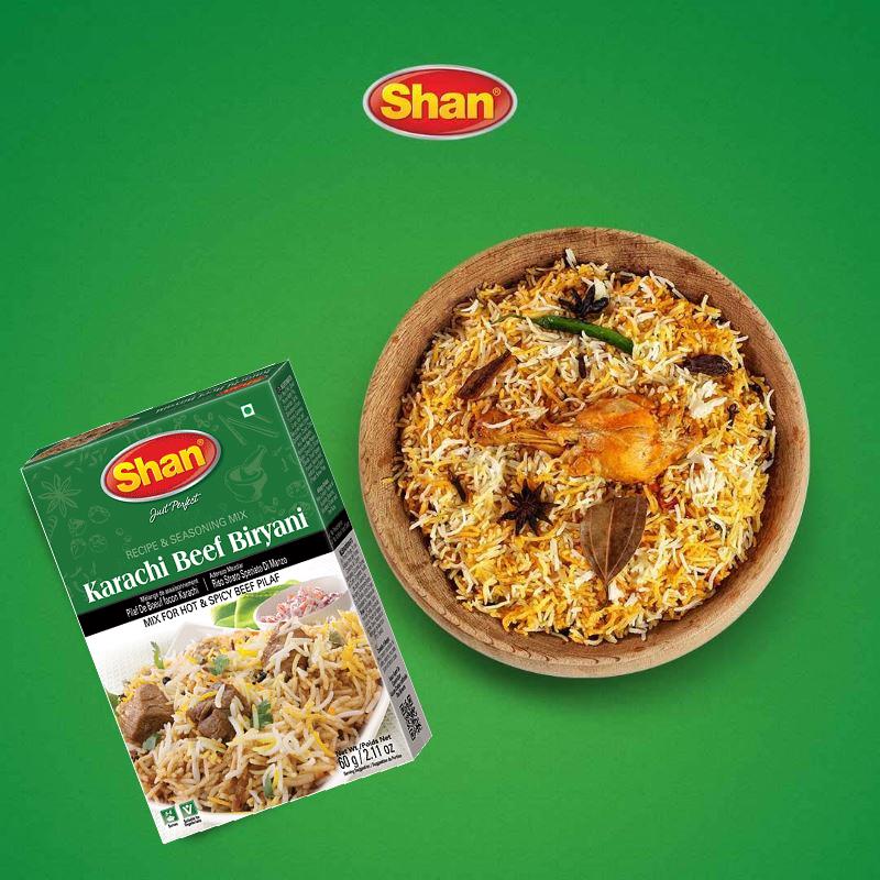 KARACHI BEEF BIRYANI 8X6X60G SHAN