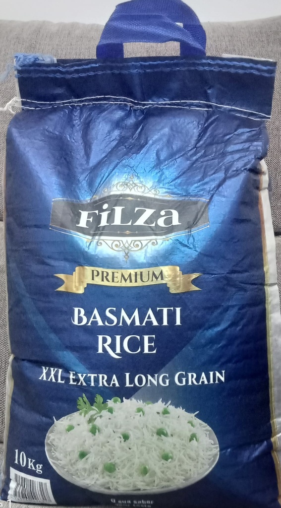 ARROZ BASMATI XXL EXT LONG FILZA 10KG