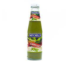 GREEN CHILLI SAUCE 12X300G MITCHELL