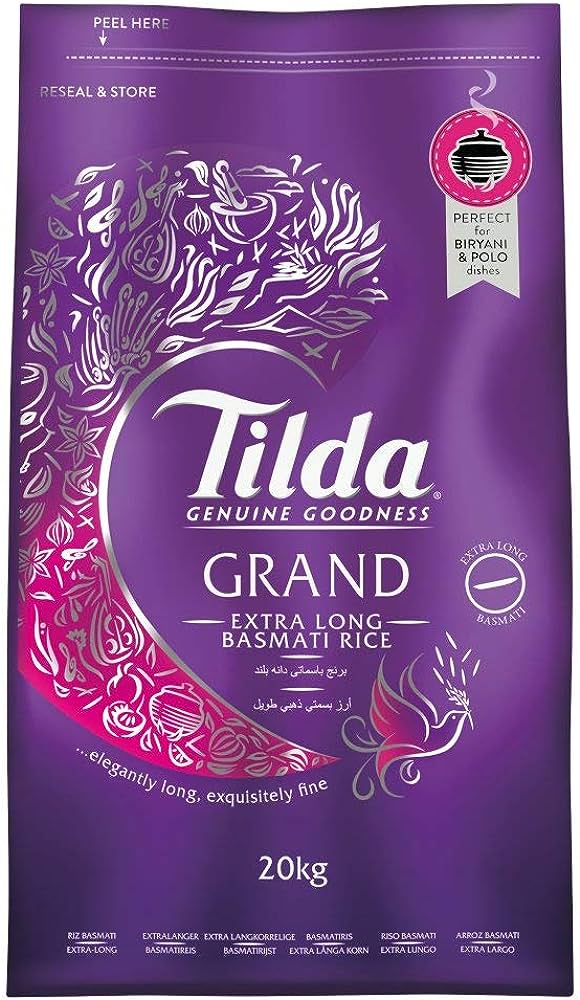 ARROZ BASMATI (EXT LONG) TILDA 20KG