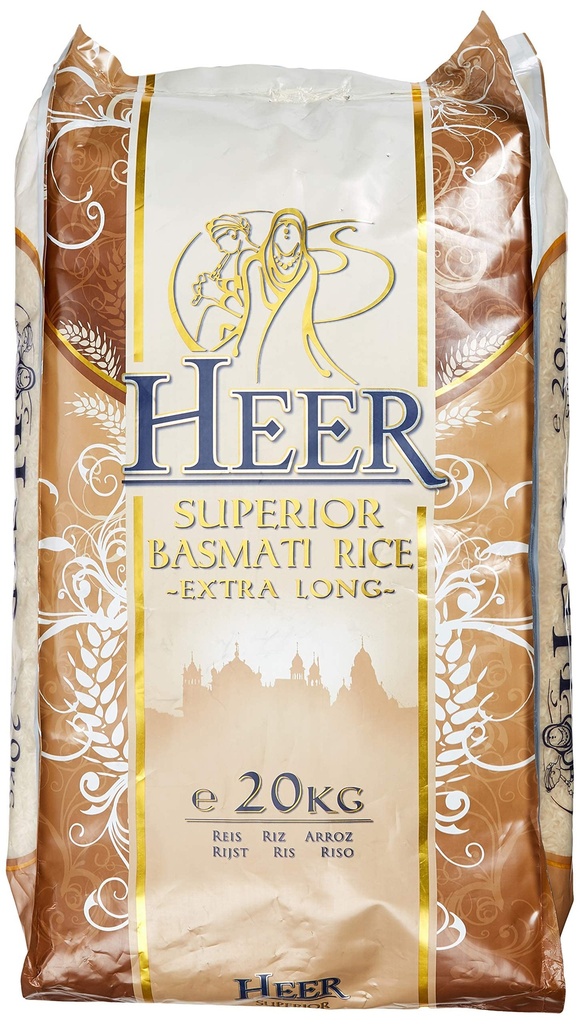 ARROZ BASMATI HEER 20KG