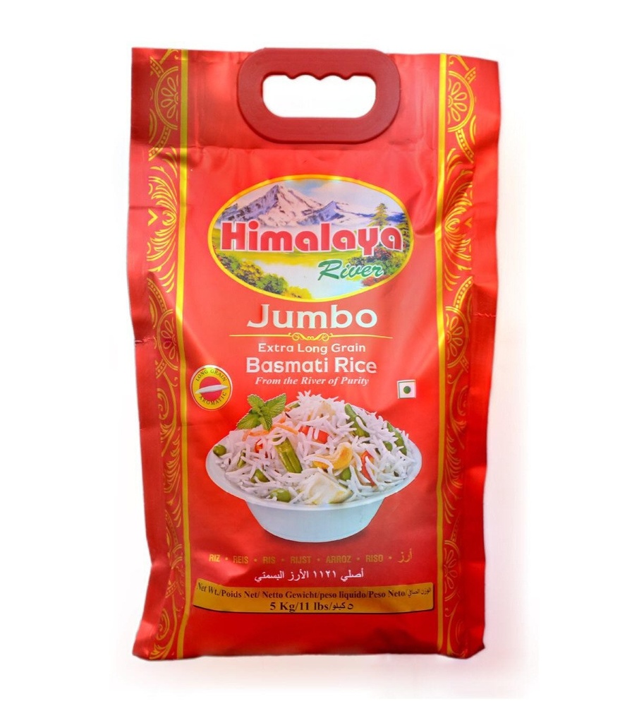 ARROZ BASMATI JUMBO EXT LONG HIMALAYA 5KG