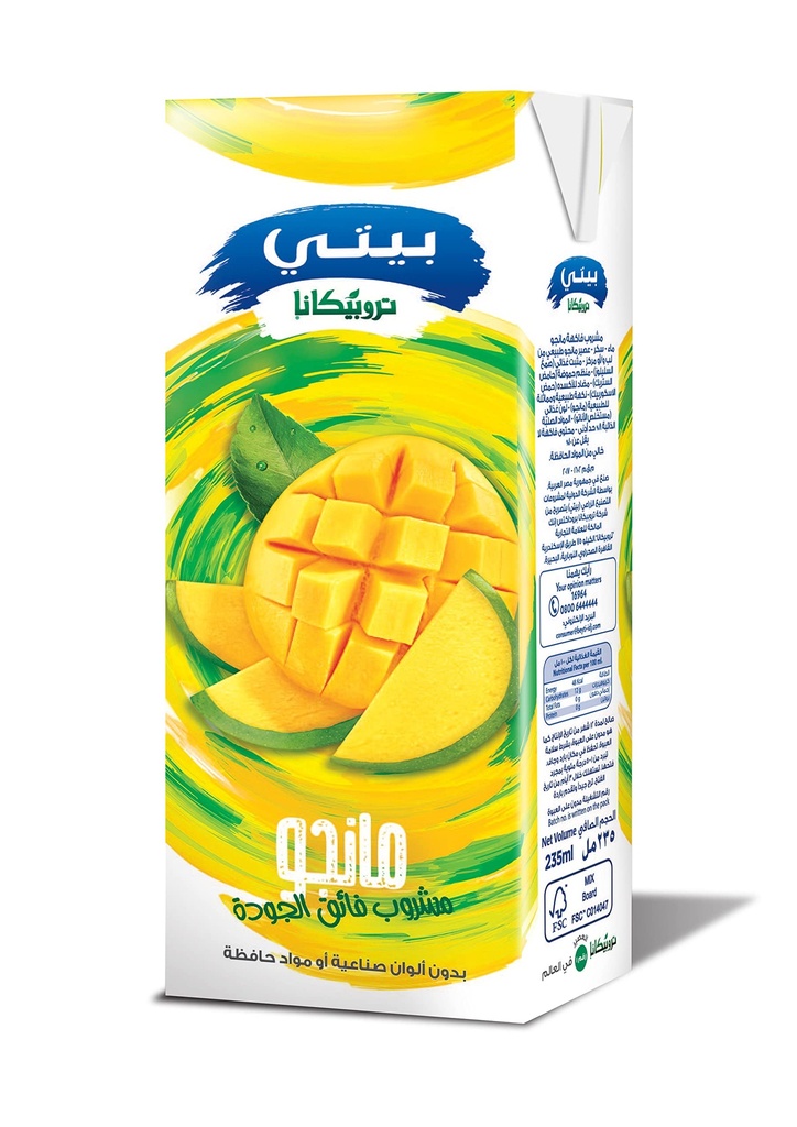 MANGO DRINK 27X200ML BEYTI