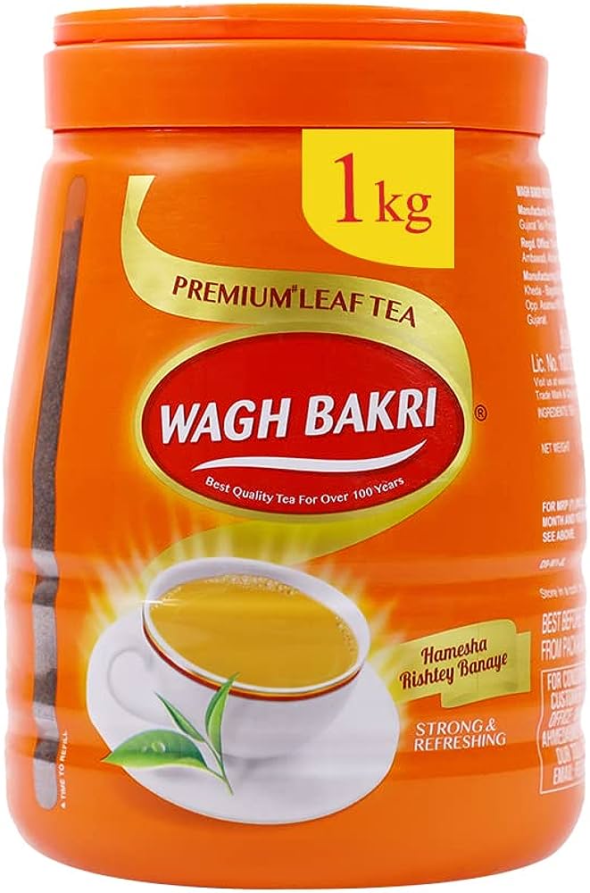 PREMIUM BLACK TEA JAR 6X1KG WAGH BAKRI 