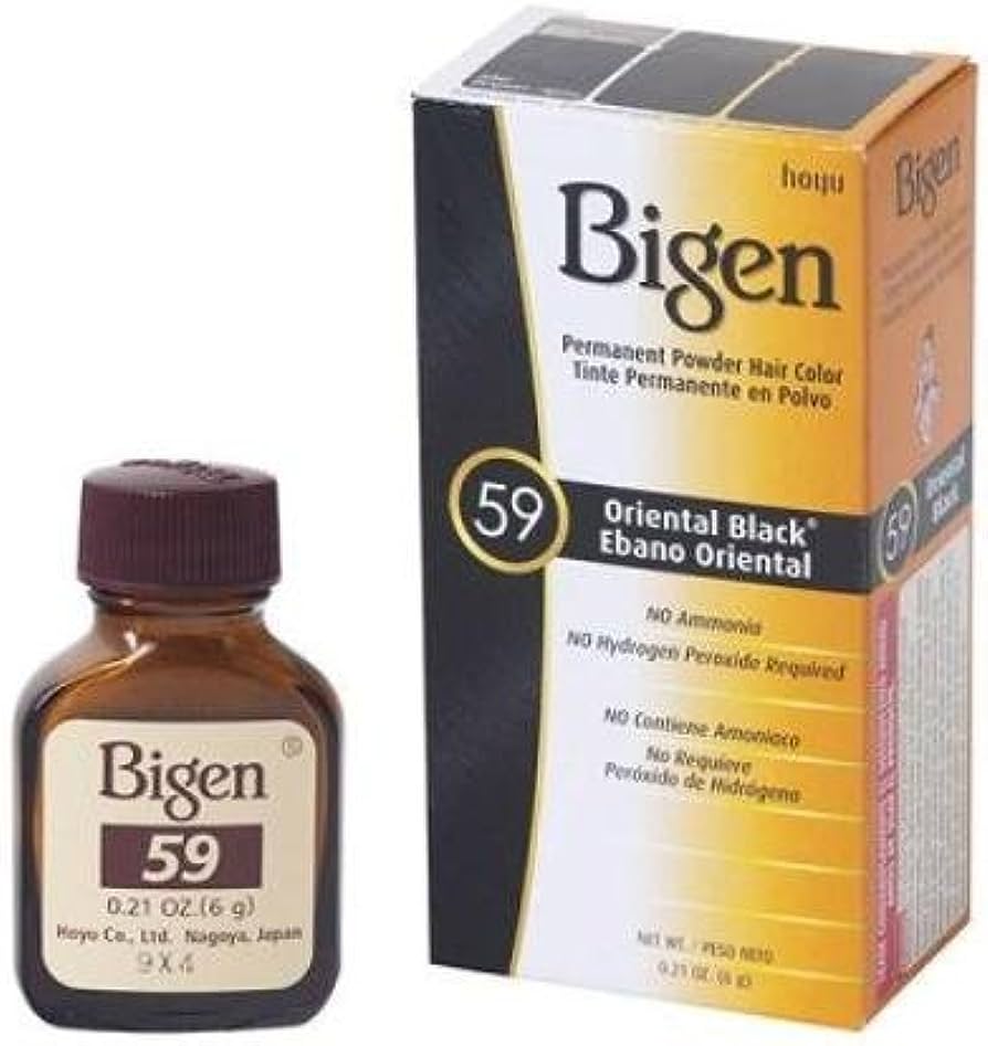 BIGEN COL.PWD #59 ORIENTAL BLACK 1x6GR