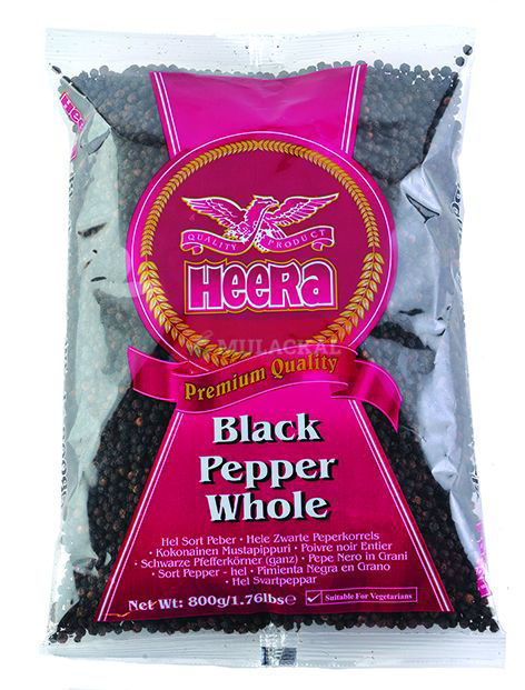 BLACK PEPPER WHOLE 6X700G HEERA