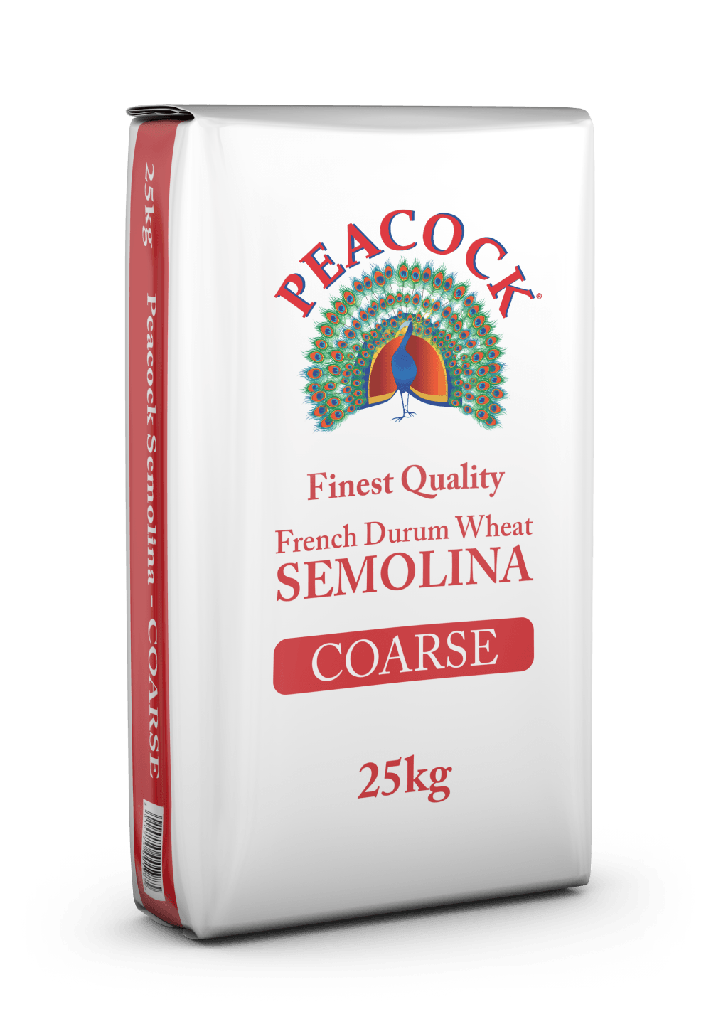 SEMOLINA COARSE 25KG PEACOCK