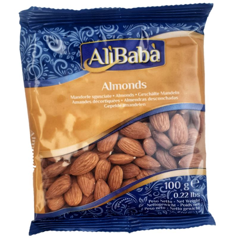 ALMONDS (EUA) 20X100G ALI BABA