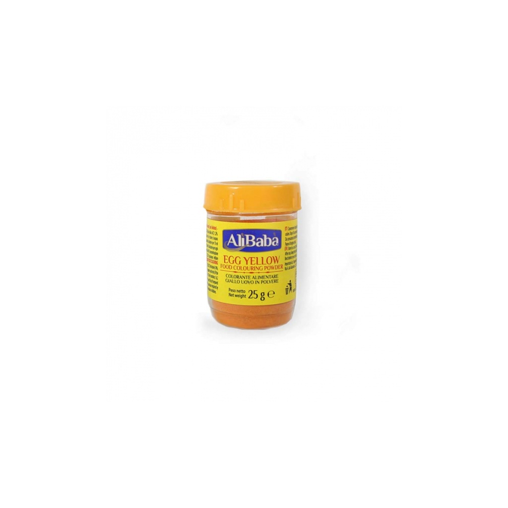 YELLOW FOOD COLOUR 12X25G ALI BABA