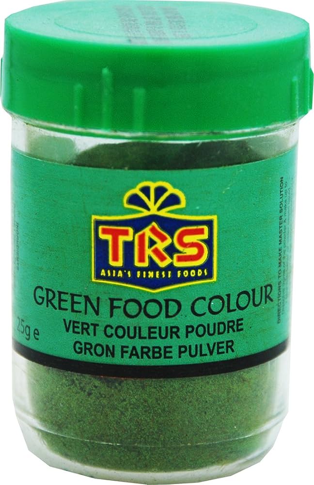 GREEN FOOD COLOUR 12X25G TRS