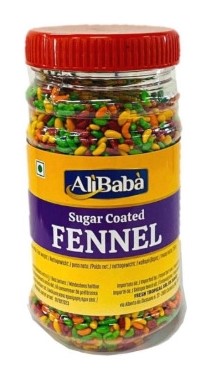 SUGAR COATED FENNEL SEEDS 12X250G ALI BABA