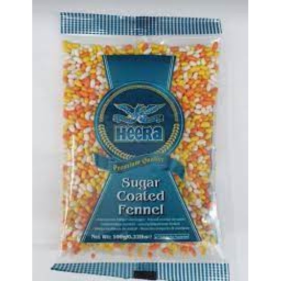 SUGAR COATED FENNEL SEEDS 20X100G HEERA