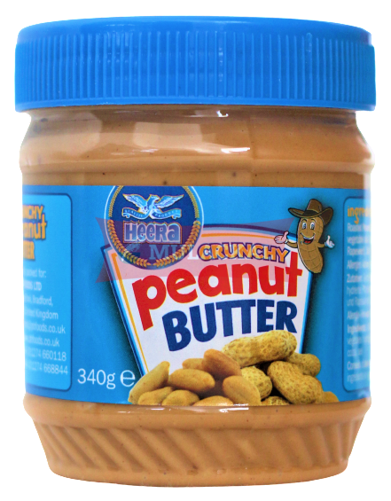 PEANUT BUTTER CRUNCHY 12X340G HEERA