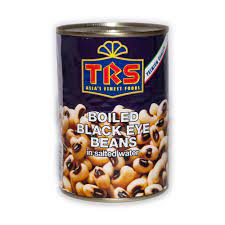 BOILED BLACK EYE BEANS 12X400G TRS