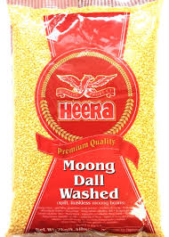 MOONG DAL WASHED 10X1KG HEERA