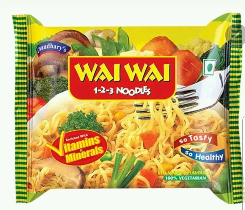 VEG NOODELS 30X75G WAI WAI