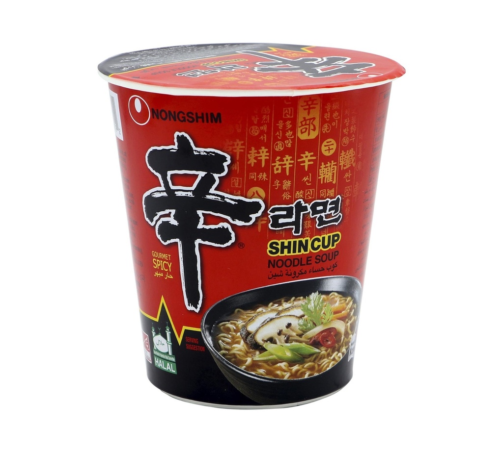 CUP NOODELS SUPER SPICY SHIN REMHUN 12 X 68 GR NONGSHIM