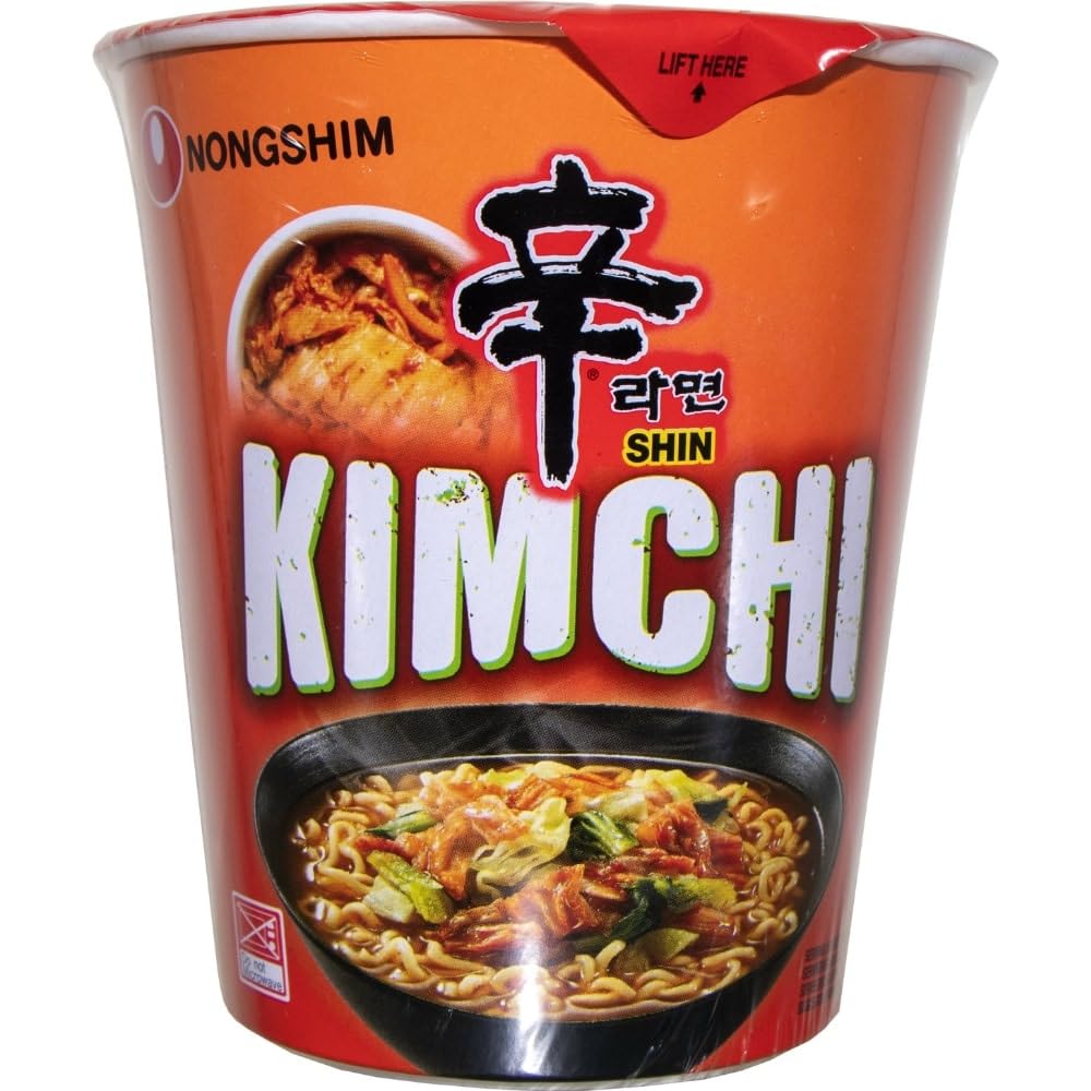 INSTANT NOODELS CUP 12X75G KIMCHI NONGSHIM