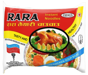 CHICKEN NOODLES 30X75G RARA