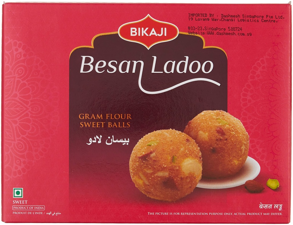 BESAN LADOO 20X400G BIKAJI