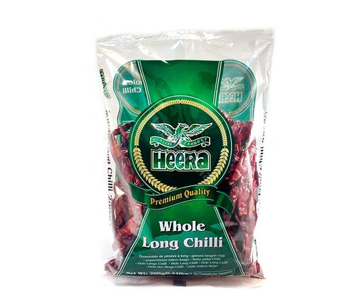 [E100105] CHILLI WHOLE EXT HOT 20X50G HEERA